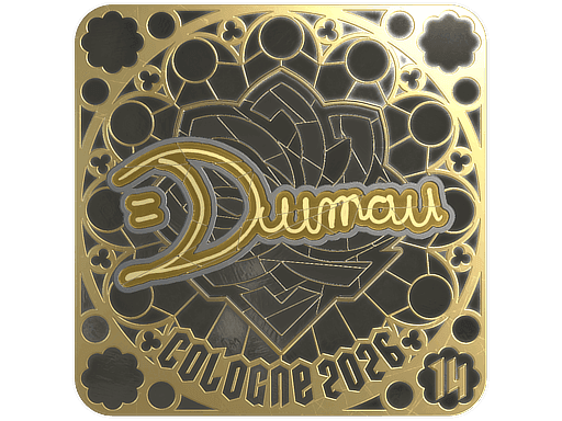 dumau (Gold, Ranked) CS2 Sticker