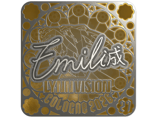 EmiliaQAQ (Foil, Ranked) CS2 Sticker