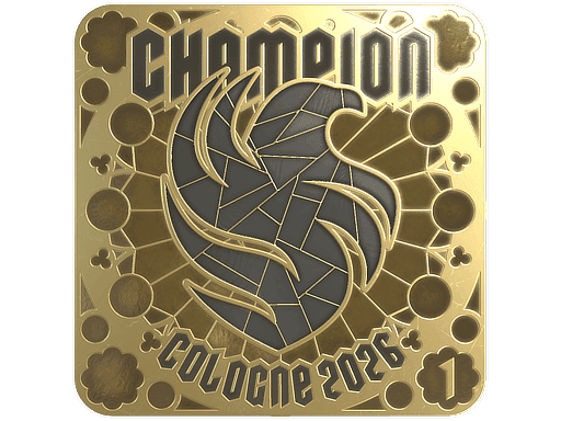 Falcons (Gold, Ranked) CS2 Sticker