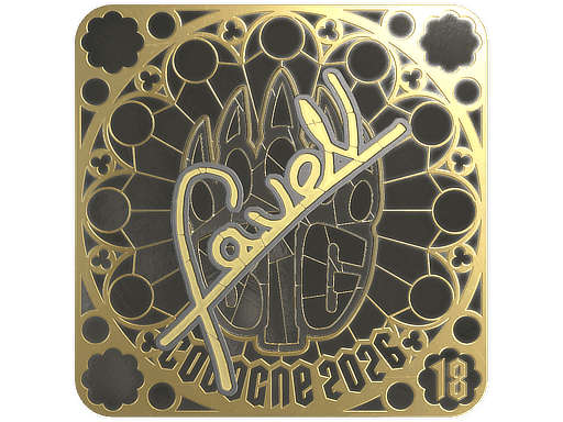 faveN (Gold, Ranked) CS2 Sticker