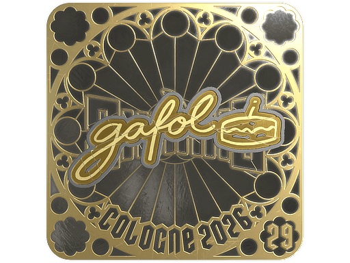 gafolo (Gold, Ranked) CS2 Sticker