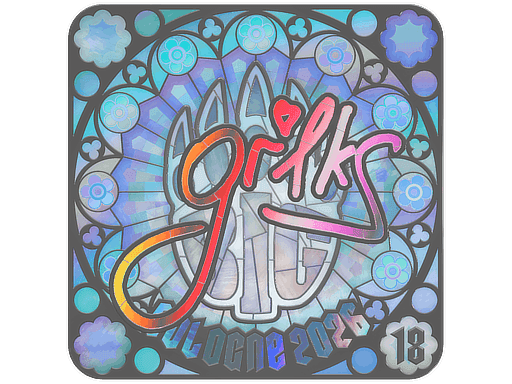 gr1ks (Holo, Ranked) CS2 Sticker