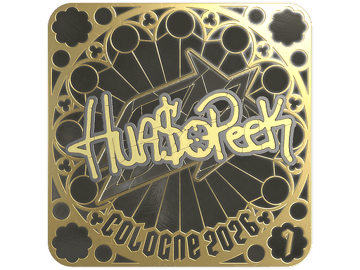 HUASOPEEK (Gold, Ranked) CS2 Sticker