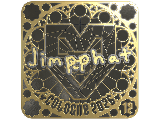 Jimpphat (Gold, Ranked) CS2 Sticker
