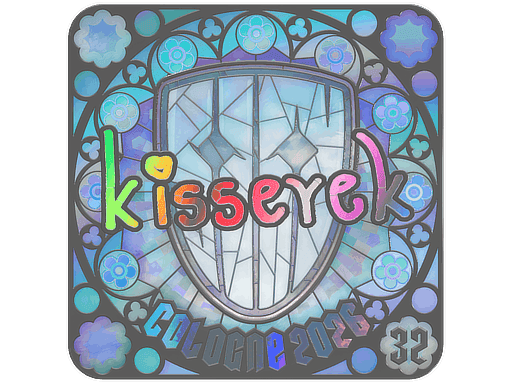 kisserek (Holo, Ranked) CS2 Sticker