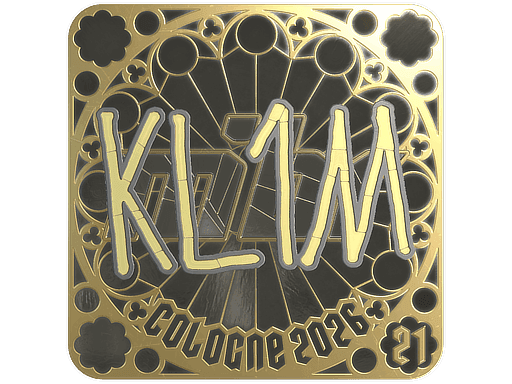 kl1m (Gold, Ranked) CS2 Sticker
