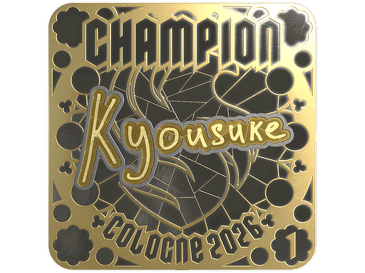 kyousuke (Gold, Ranked) CS2 Sticker