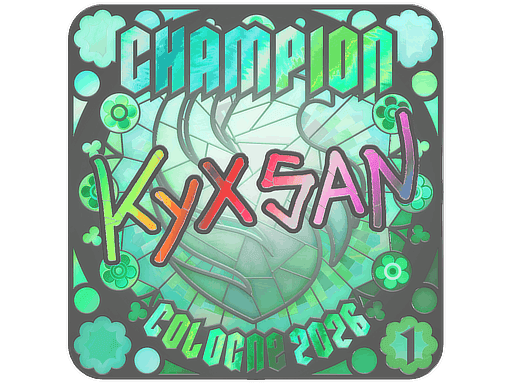 kyxsan (Holo, Ranked) CS2 Sticker