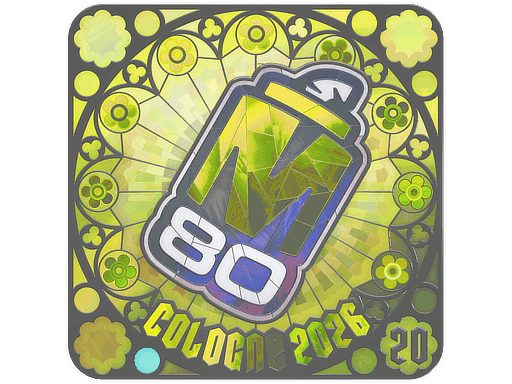 M80 (Holo, Ranked) CS2 Sticker