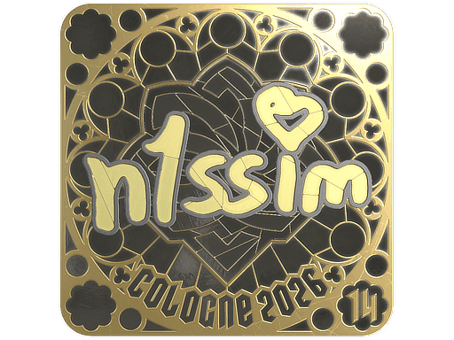 n1ssim (Gold, Ranked) CS2 Sticker