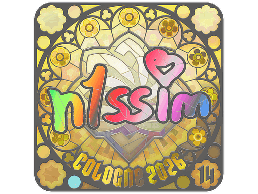 n1ssim (Holo, Ranked) CS2 Sticker