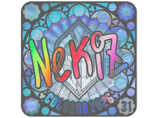 NEKiZ (Holo, Ranked) CS2 Sticker
