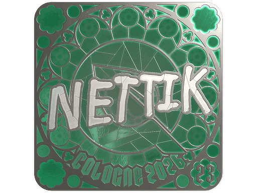 nettik (Foil, Ranked) CS2 Sticker
