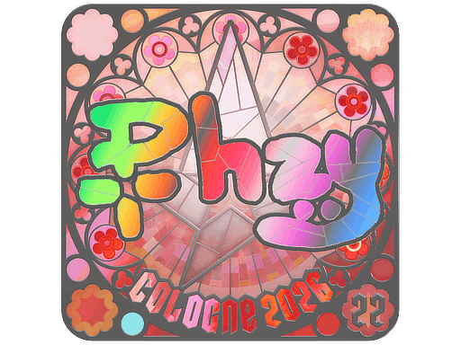 phzy (Holo, Ranked) CS2 Sticker