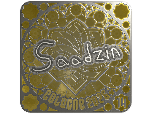 saadzin (Foil, Ranked) CS2 Sticker