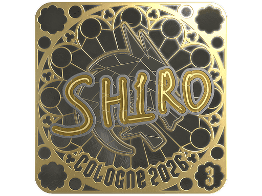 sh1ro (Gold, Ranked) CS2 Sticker