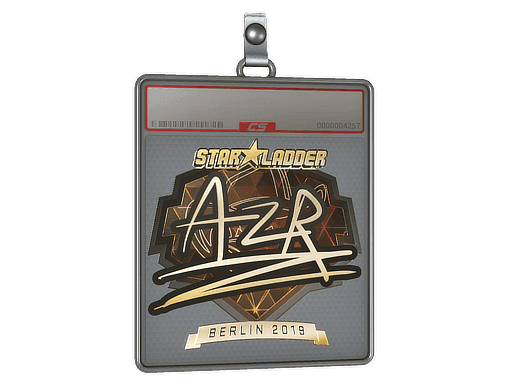 AZR (Gold) CS2 Sticker