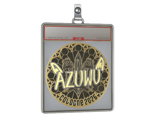 AZUWU (Gold) CS2 Sticker