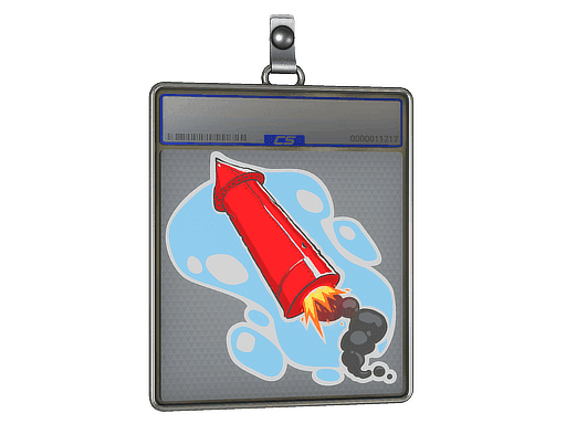 Big Red Rocket CS2 Sticker