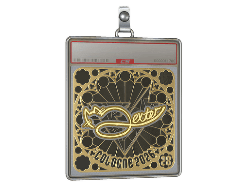 dexter (Gold, Ranked) CS2 Sticker