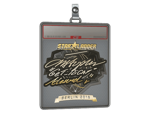 GeT_RiGhT (Gold) CS2 Sticker