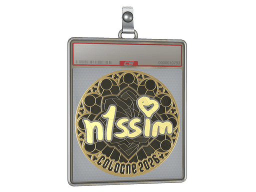 n1ssim (Gold) CS2 Sticker