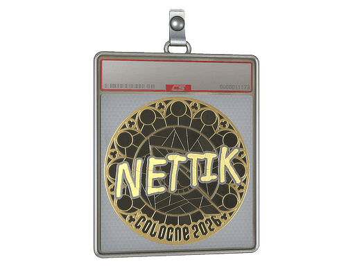 nettik (Gold) CS2 Sticker