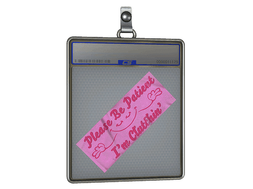 Please Be Patient CS2 Sticker