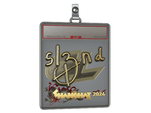 sl3nd (Gold) CS2 Sticker