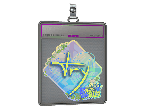 TRY (Holo) CS2 Sticker