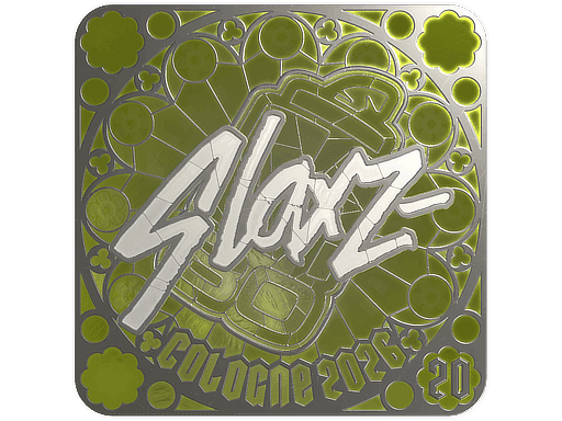 slaxz- (Foil, Ranked) CS2 Sticker