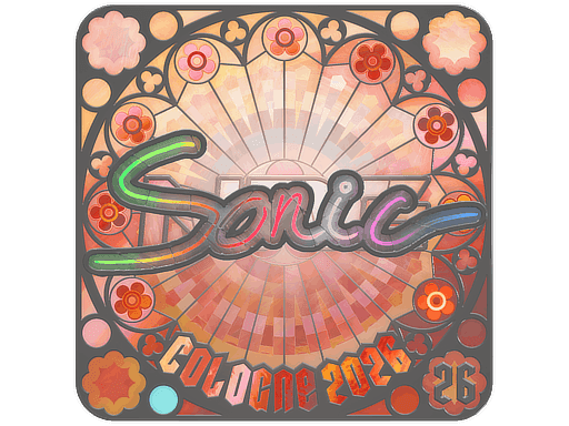Sonic (Holo, Ranked) CS2 Sticker