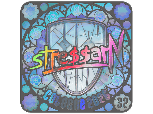 stressarN (Holo, Ranked) CS2 Sticker