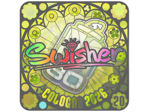 Swisher (Holo, Ranked) CS2 Sticker