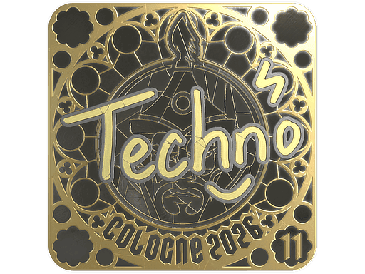 Techno4K (Gold, Ranked) CS2 Sticker