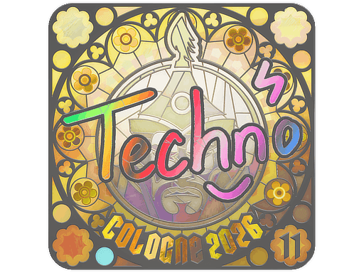 Techno4K (Holo, Ranked) CS2 Sticker