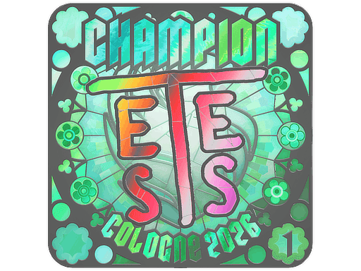 TeSeS (Holo, Ranked) CS2 Sticker