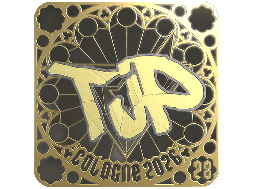 TjP (Gold, Ranked) CS2 Sticker