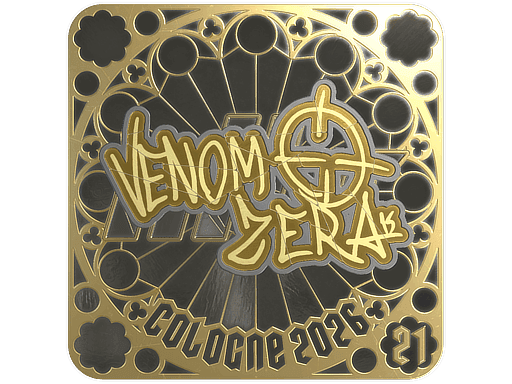 venomzera (Gold, Ranked) CS2 Sticker