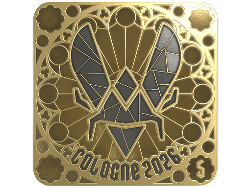 Vitality (Gold, Ranked) CS2 Sticker