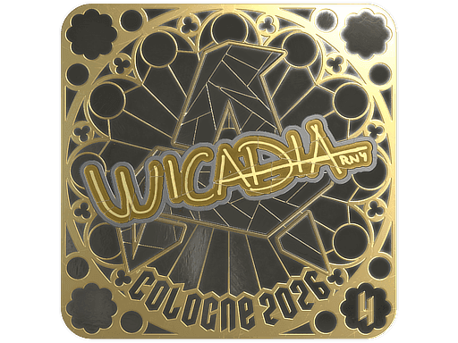 Wicadia (Gold, Ranked) CS2 Sticker