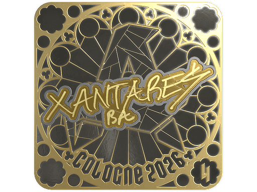 XANTARES (Gold, Ranked) CS2 Sticker