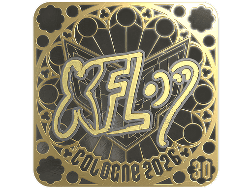 xfl0ud (Gold, Ranked) CS2 Sticker