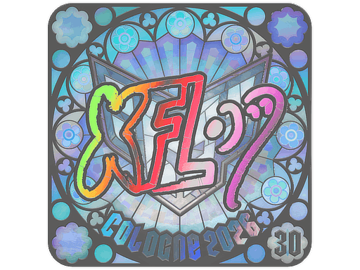 xfl0ud (Holo, Ranked) CS2 Sticker