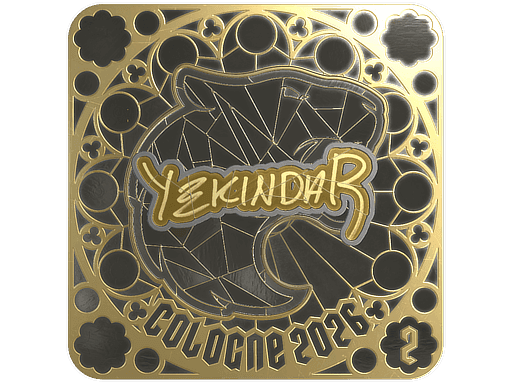 YEKINDAR (Gold, Ranked) CS2 Sticker