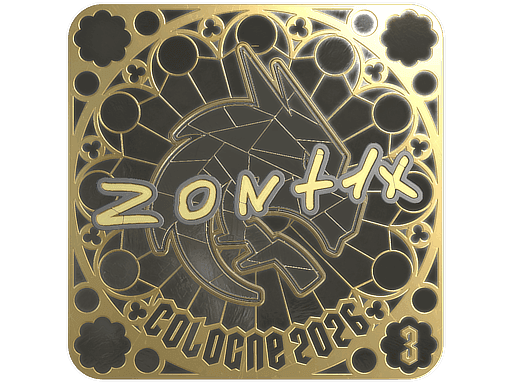 zont1x (Gold, Ranked) CS2 Sticker