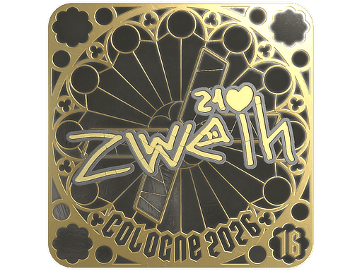 zweih (Gold, Ranked) CS2 Sticker