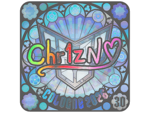 Chr1zN (Holo, Ranked) CS2 Sticker