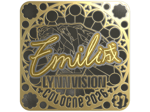 EmiliaQAQ (Gold, Ranked) CS2 Sticker