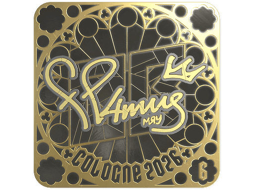 FL4MUS (Gold, Ranked) CS2 Sticker